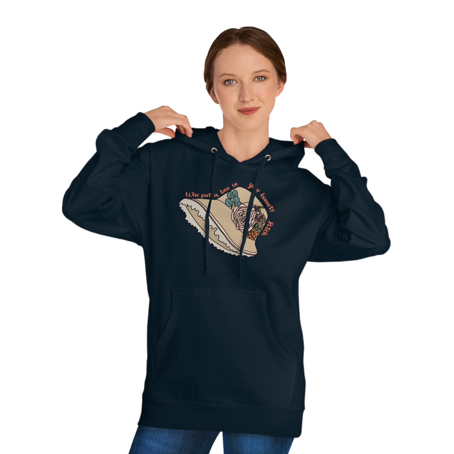 Bee in Bonnet - Unisex Hooded Sweatshirt