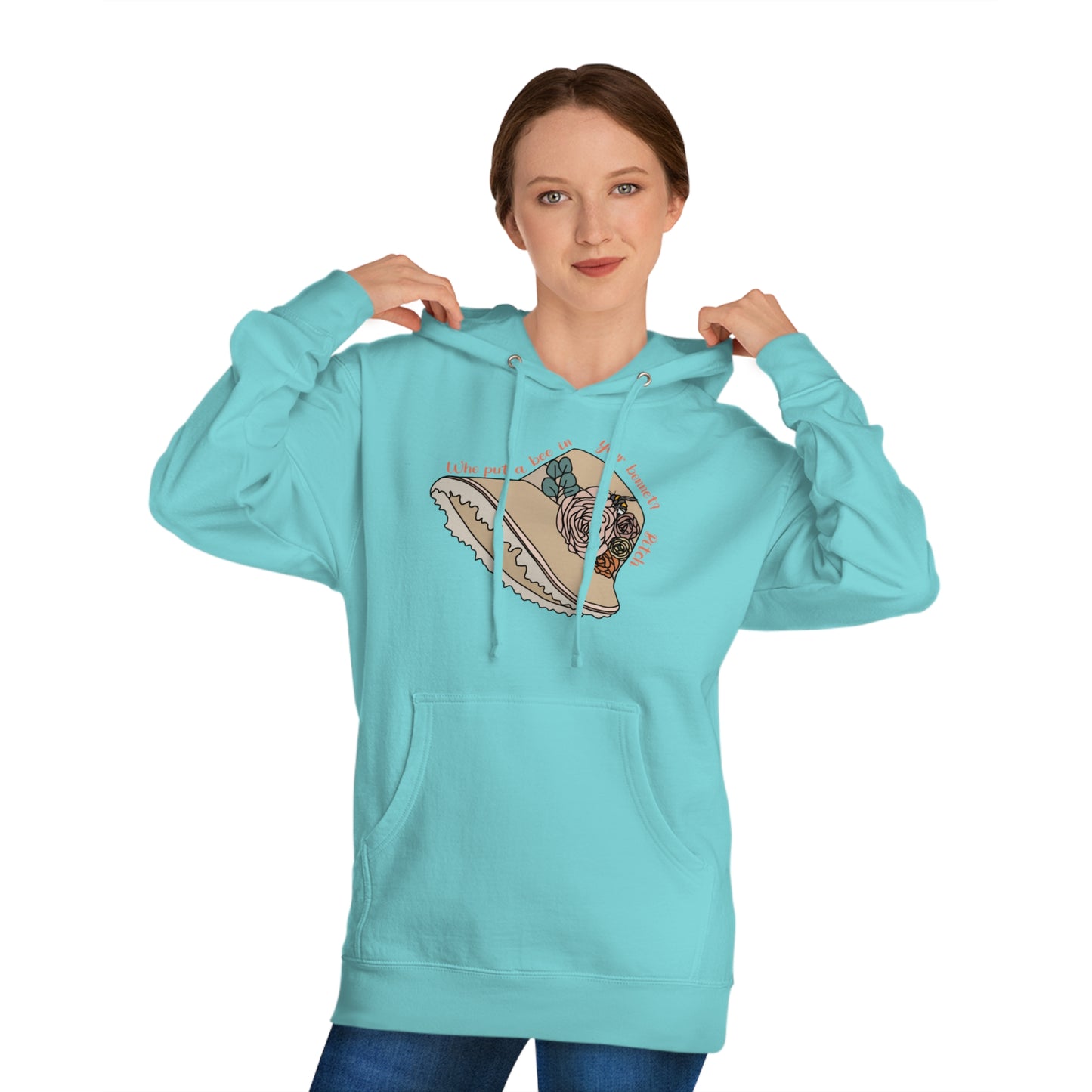 Bee in Bonnet - Unisex Hooded Sweatshirt