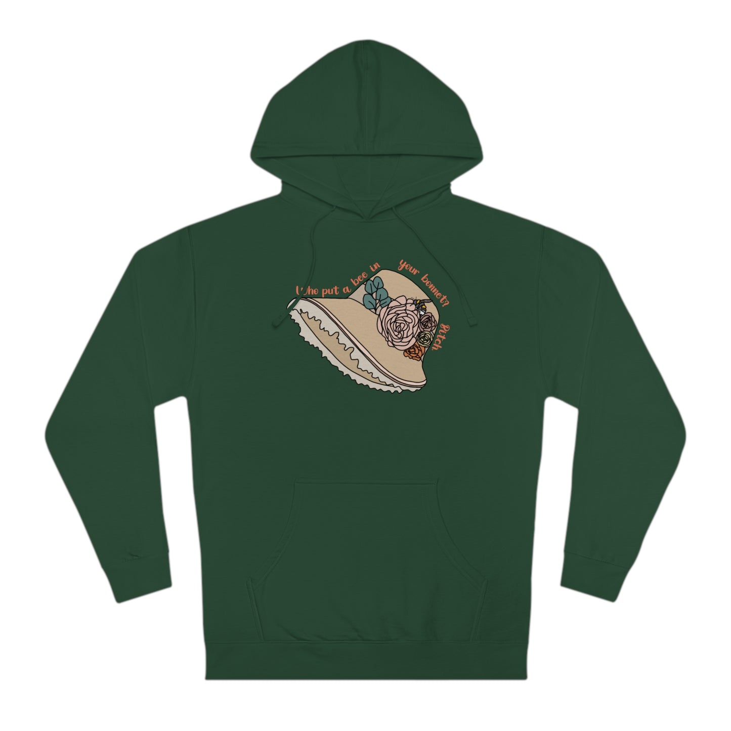 Bee in Bonnet - Unisex Hooded Sweatshirt