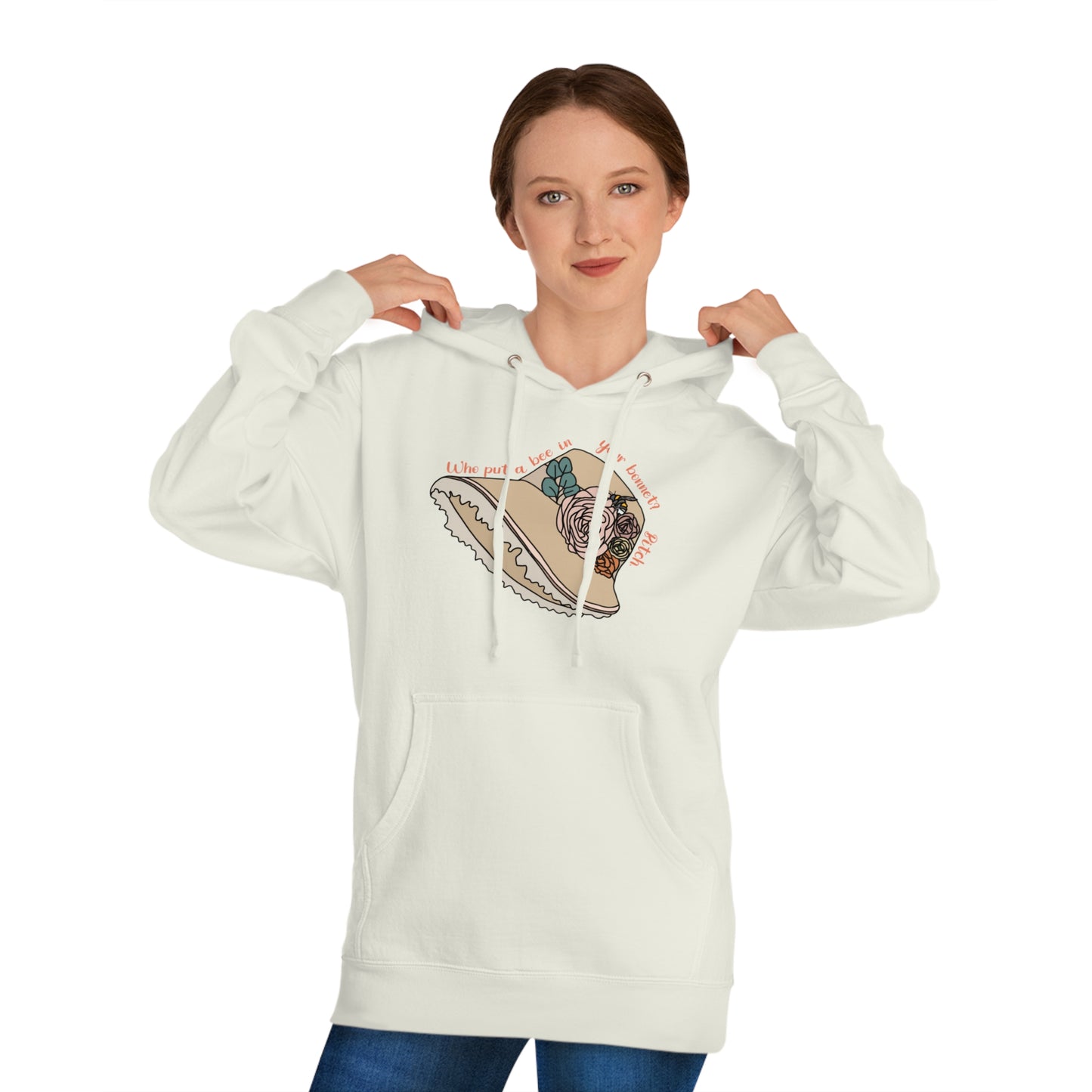 Bee in Bonnet - Unisex Hooded Sweatshirt