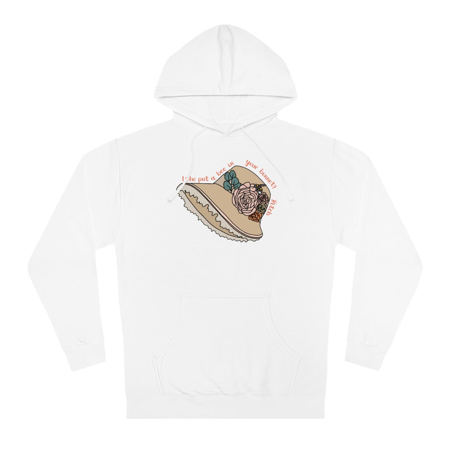 Bee in Bonnet - Unisex Hooded Sweatshirt