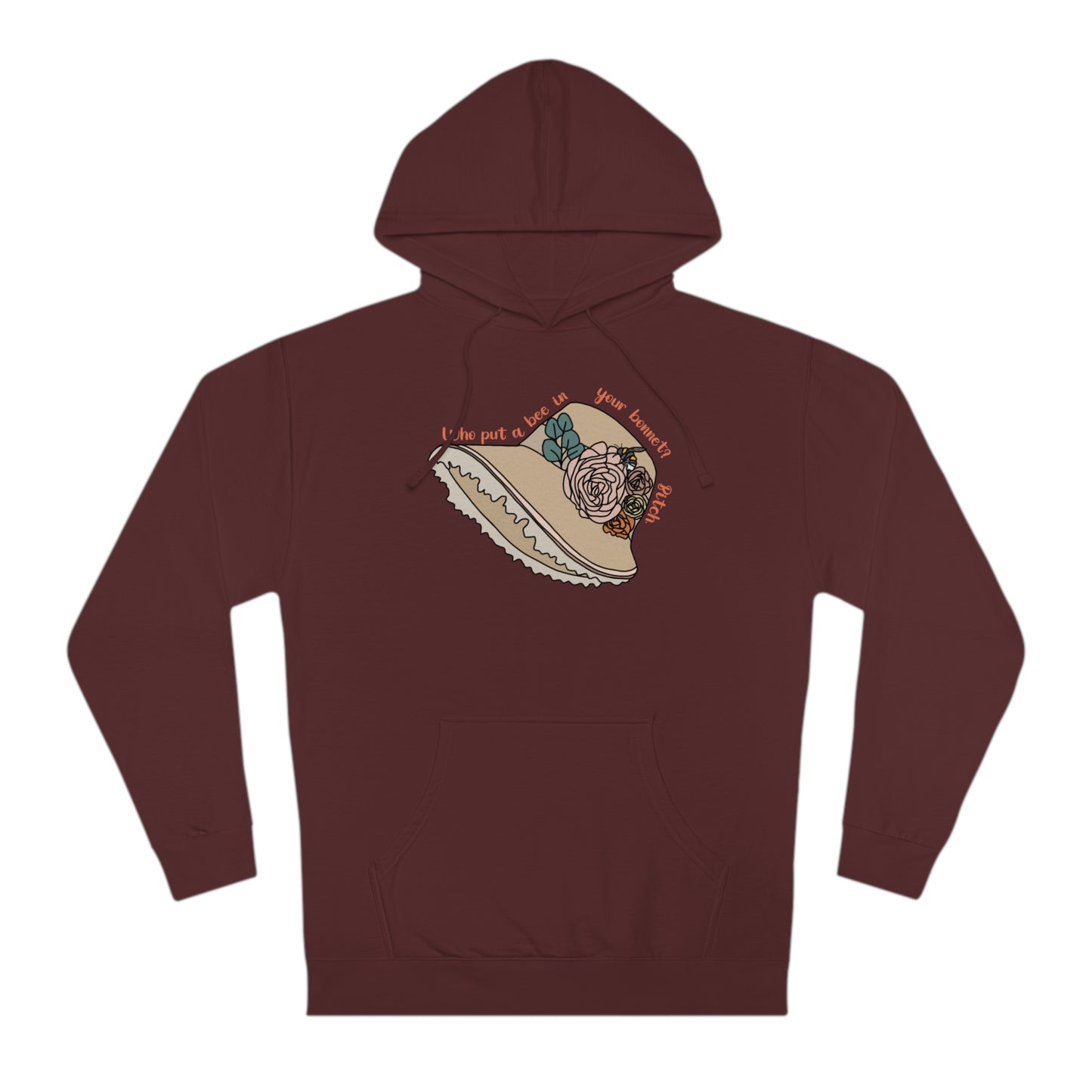 Bee in Bonnet - Unisex Hooded Sweatshirt