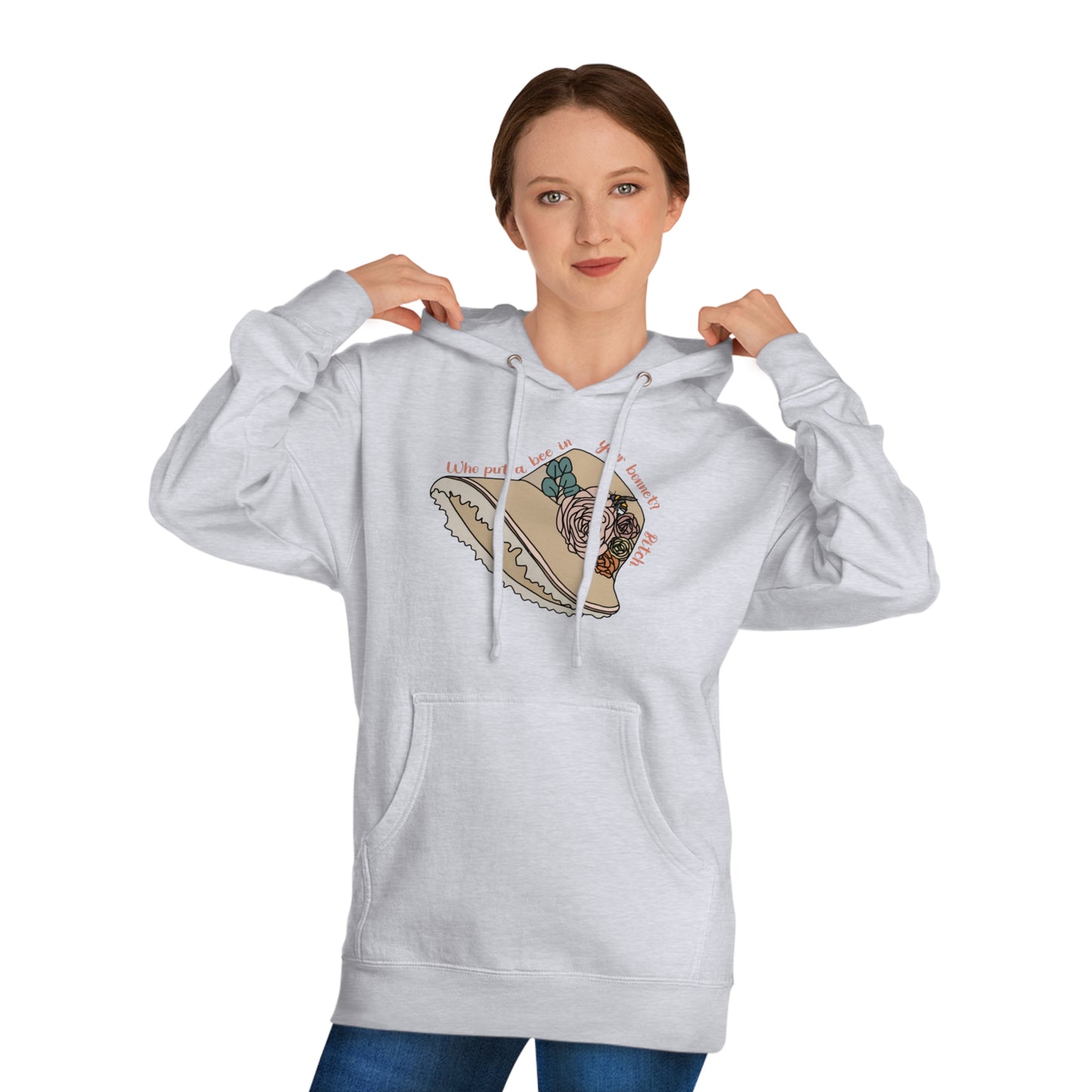 Bee in Bonnet - Unisex Hooded Sweatshirt