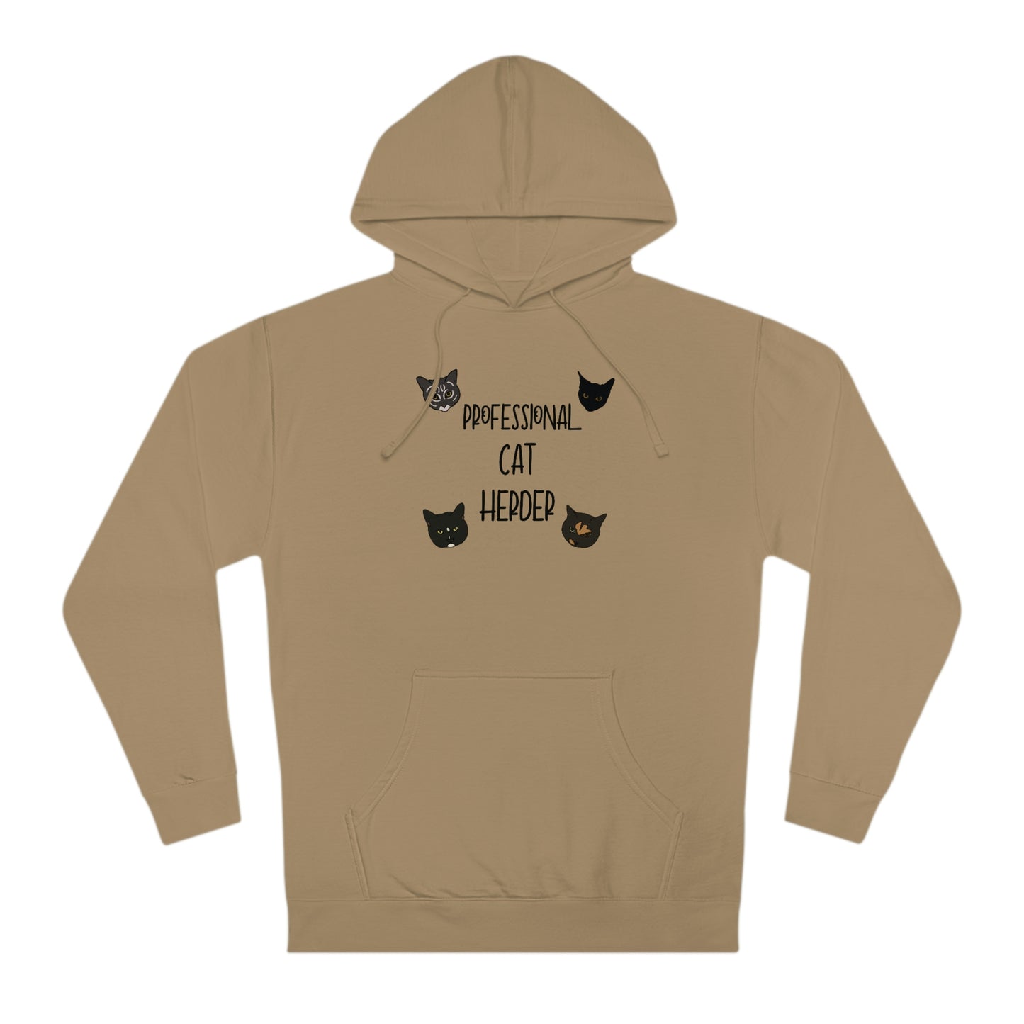 Assistant = Professional Cat Herder - Unisex Hooded Sweatshirt