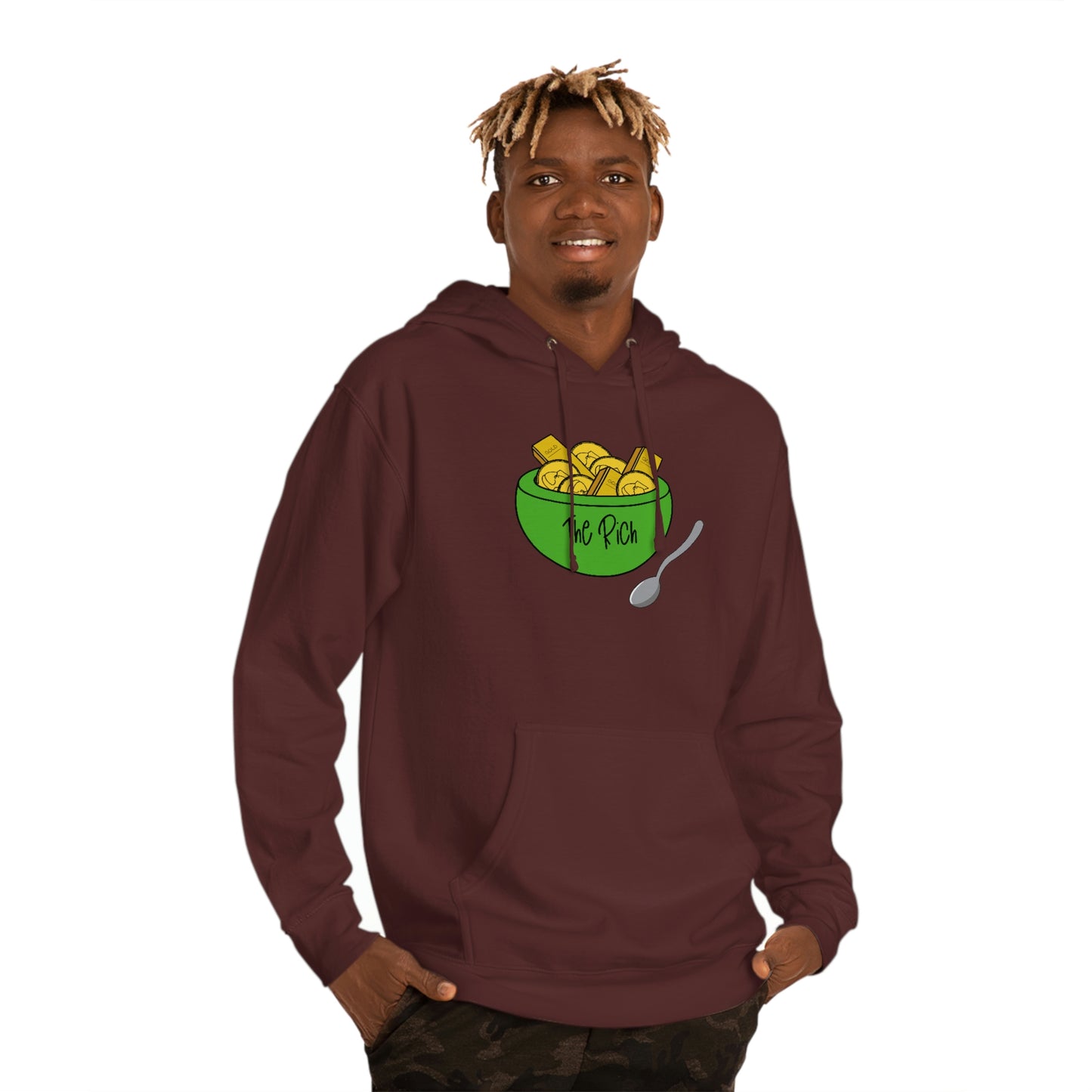 Eat the Rich - Unisex Hooded Sweatshirt