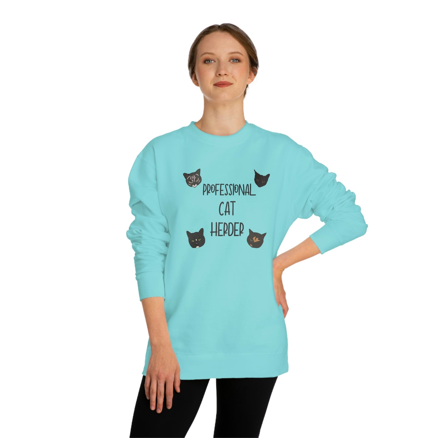 Assistant = Professional Cat Herders - Unisex Crew Neck Sweatshirt
