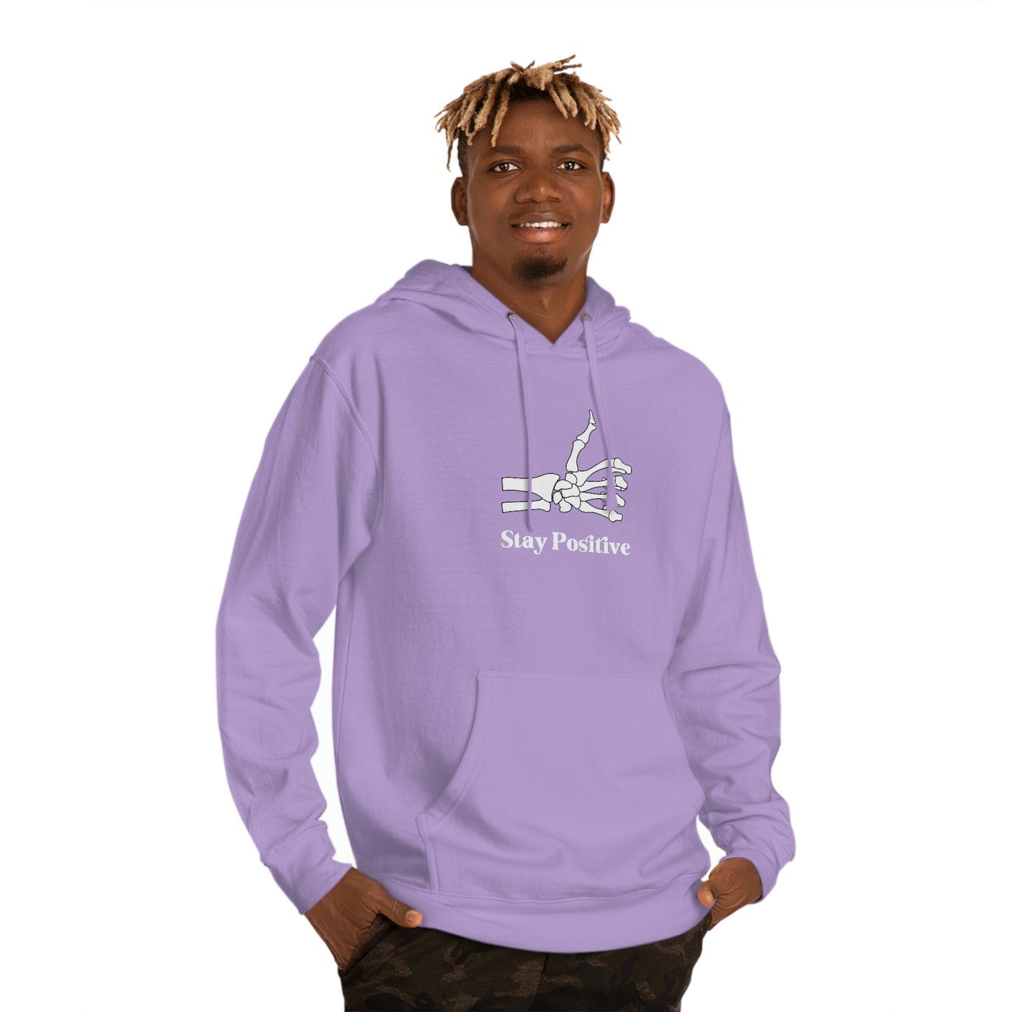 Stay Positive - Unisex Hooded Sweatshirt