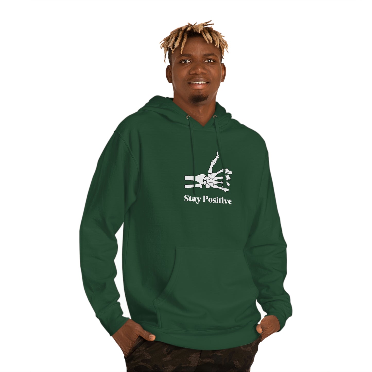 Stay Positive - Unisex Hooded Sweatshirt