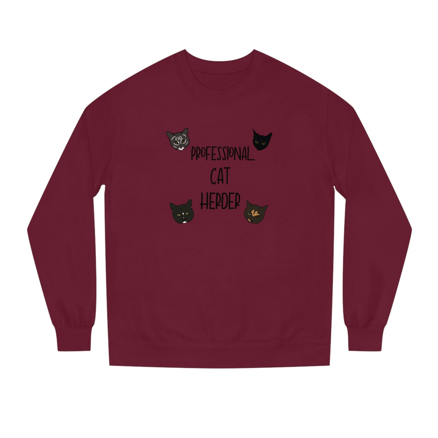 Assistant = Professional Cat Herders - Unisex Crew Neck Sweatshirt