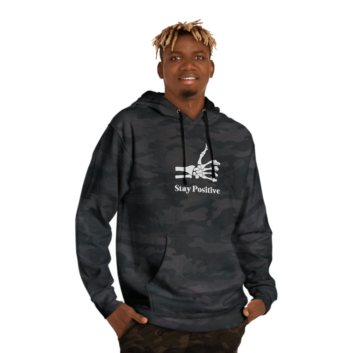 Stay Positive - Unisex Hooded Sweatshirt