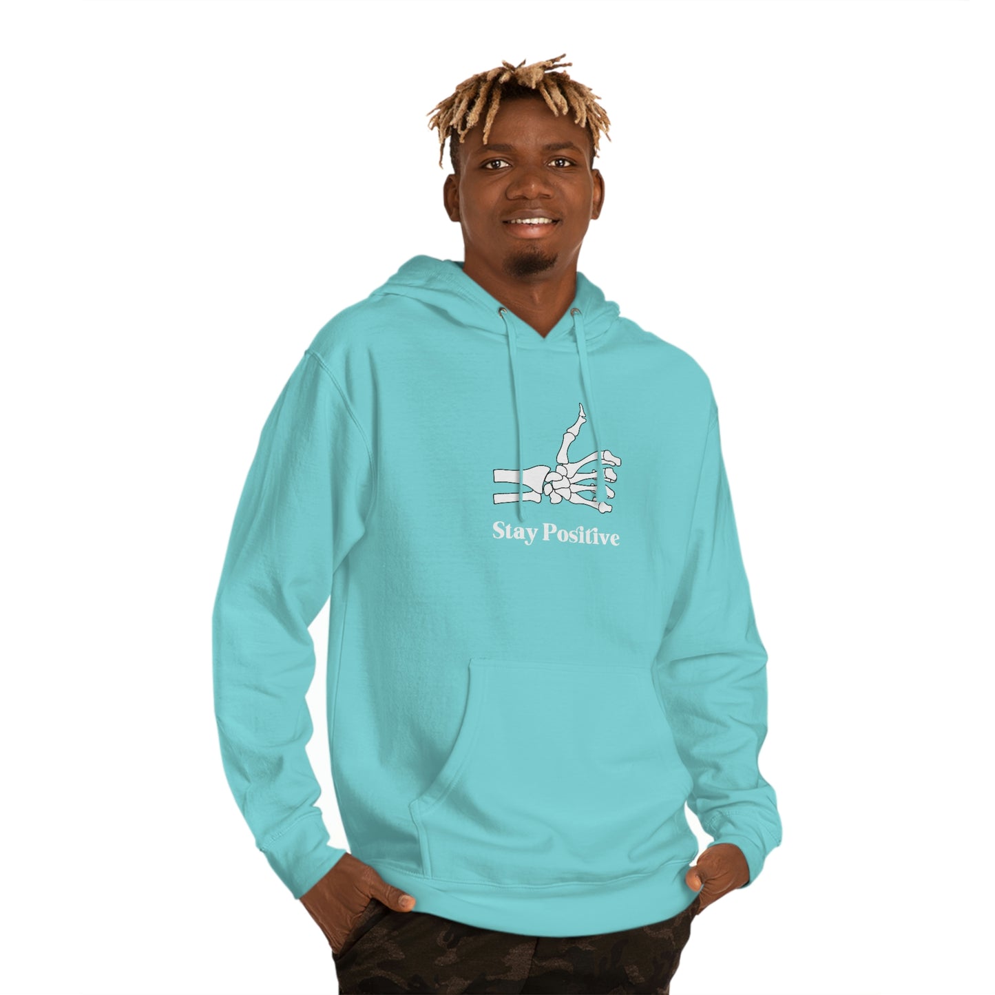 Stay Positive - Unisex Hooded Sweatshirt