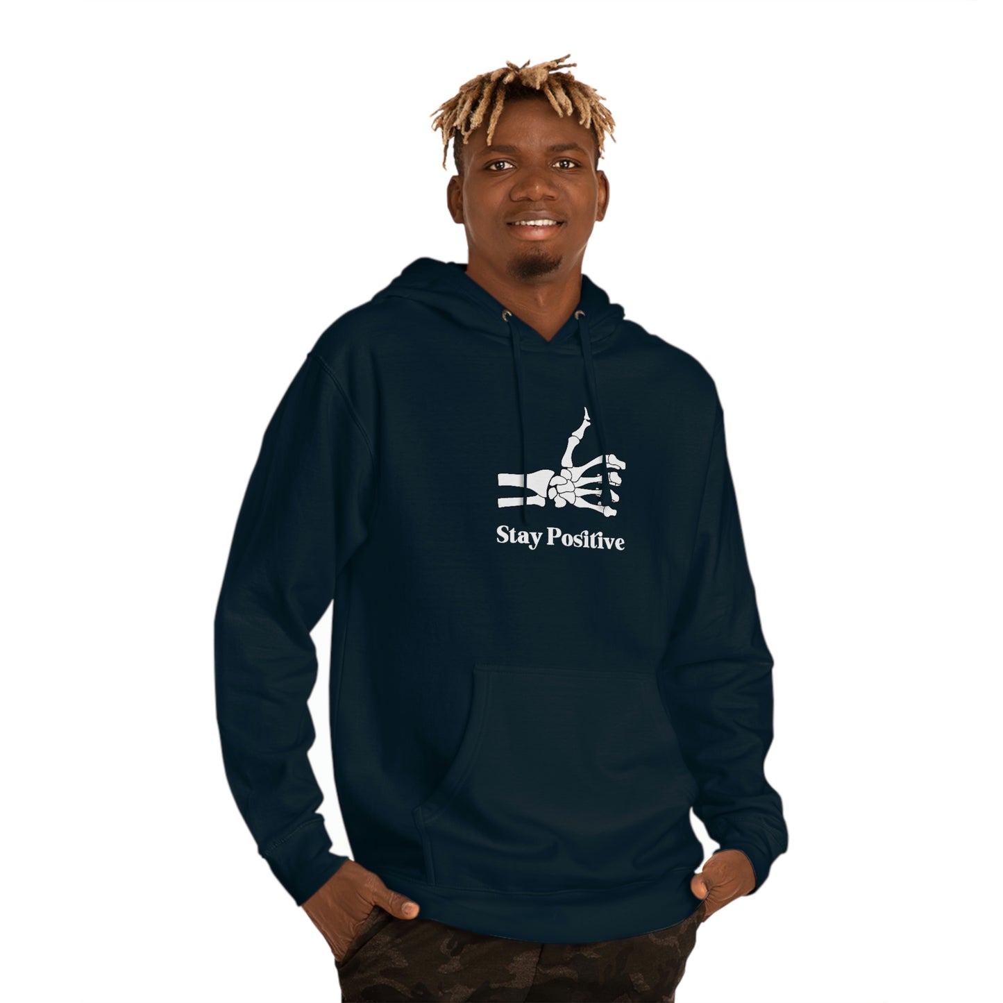 Stay Positive - Unisex Hooded Sweatshirt