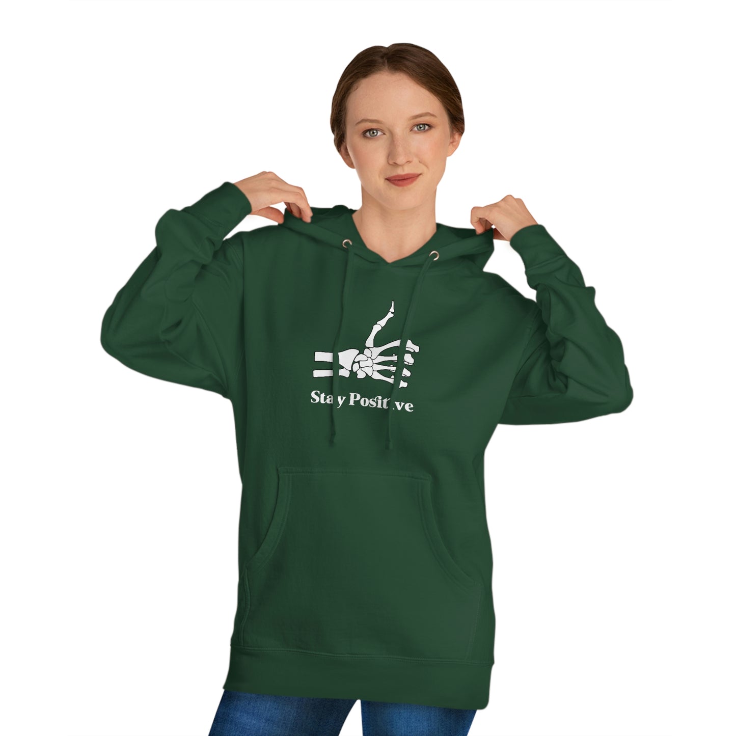 Stay Positive - Unisex Hooded Sweatshirt