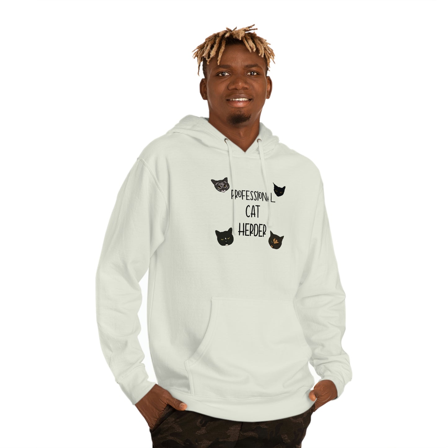 Assistant = Professional Cat Herder - Unisex Hooded Sweatshirt