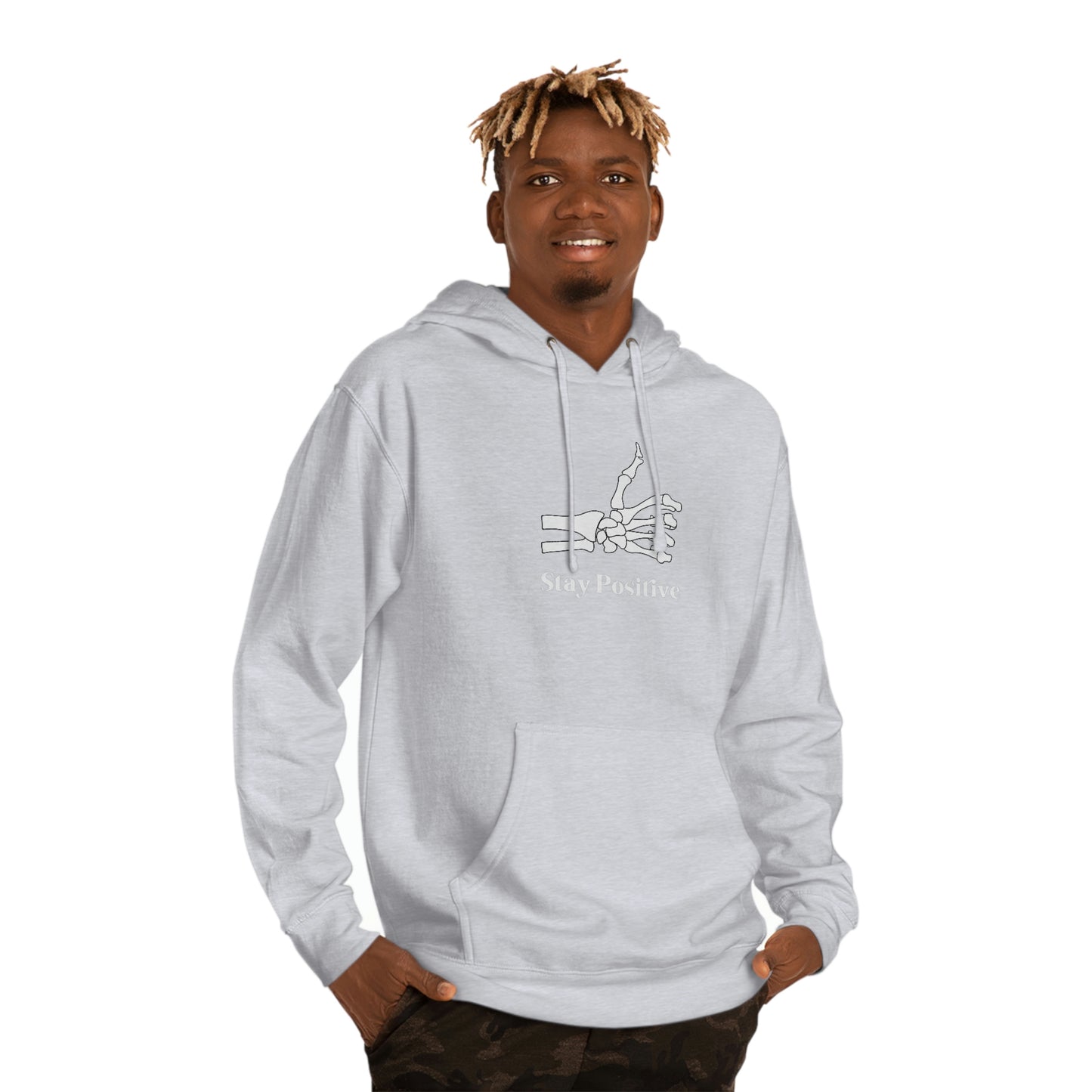 Stay Positive - Unisex Hooded Sweatshirt