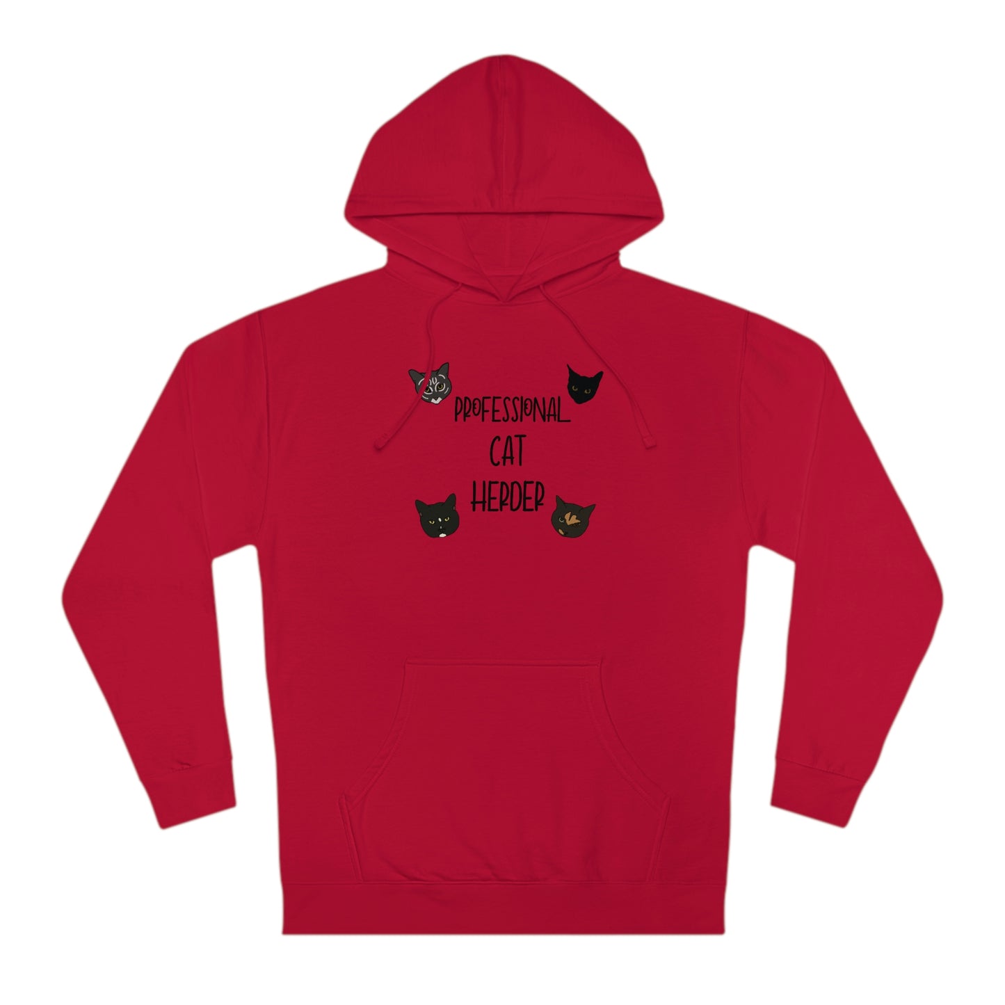 Assistant = Professional Cat Herder - Unisex Hooded Sweatshirt