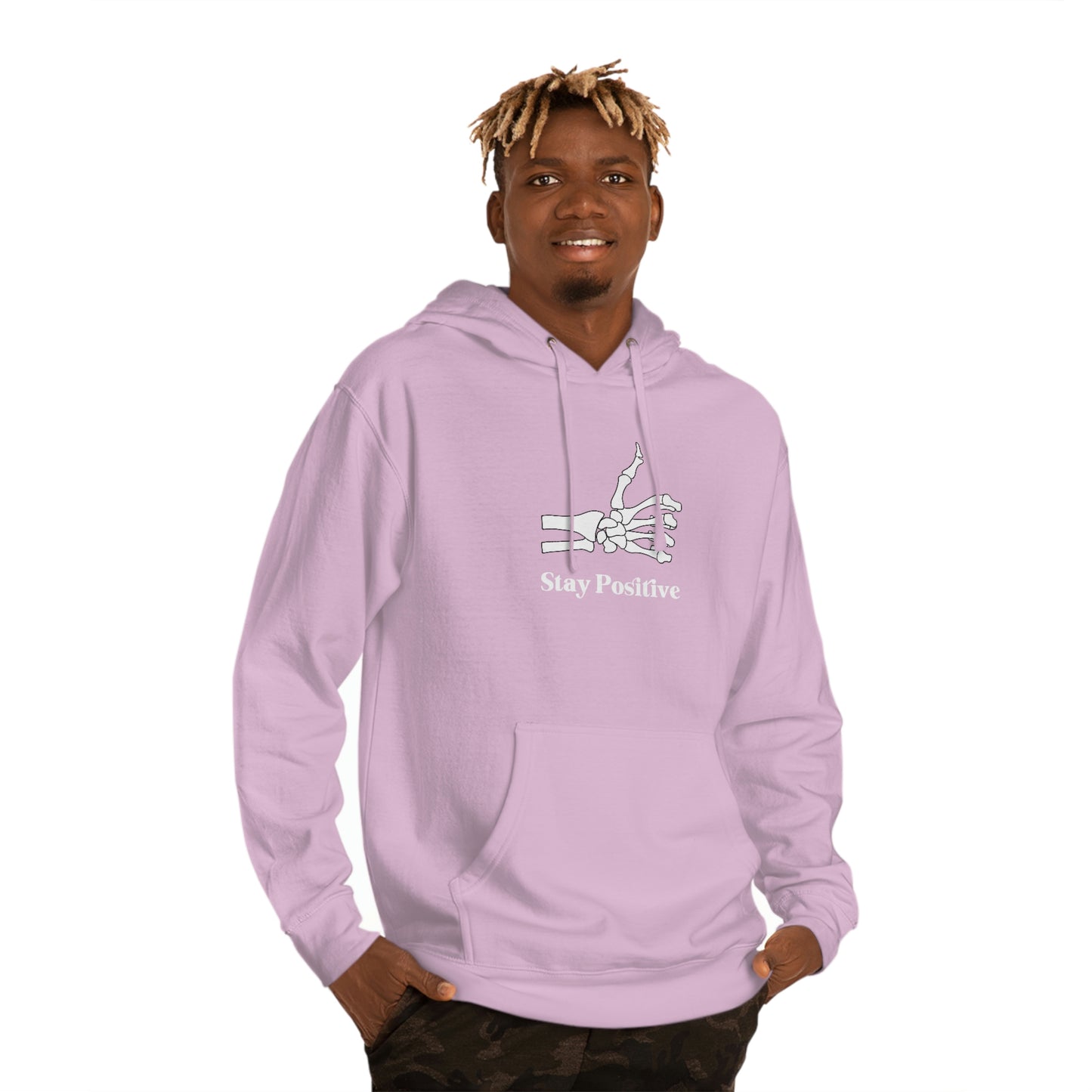 Stay Positive - Unisex Hooded Sweatshirt