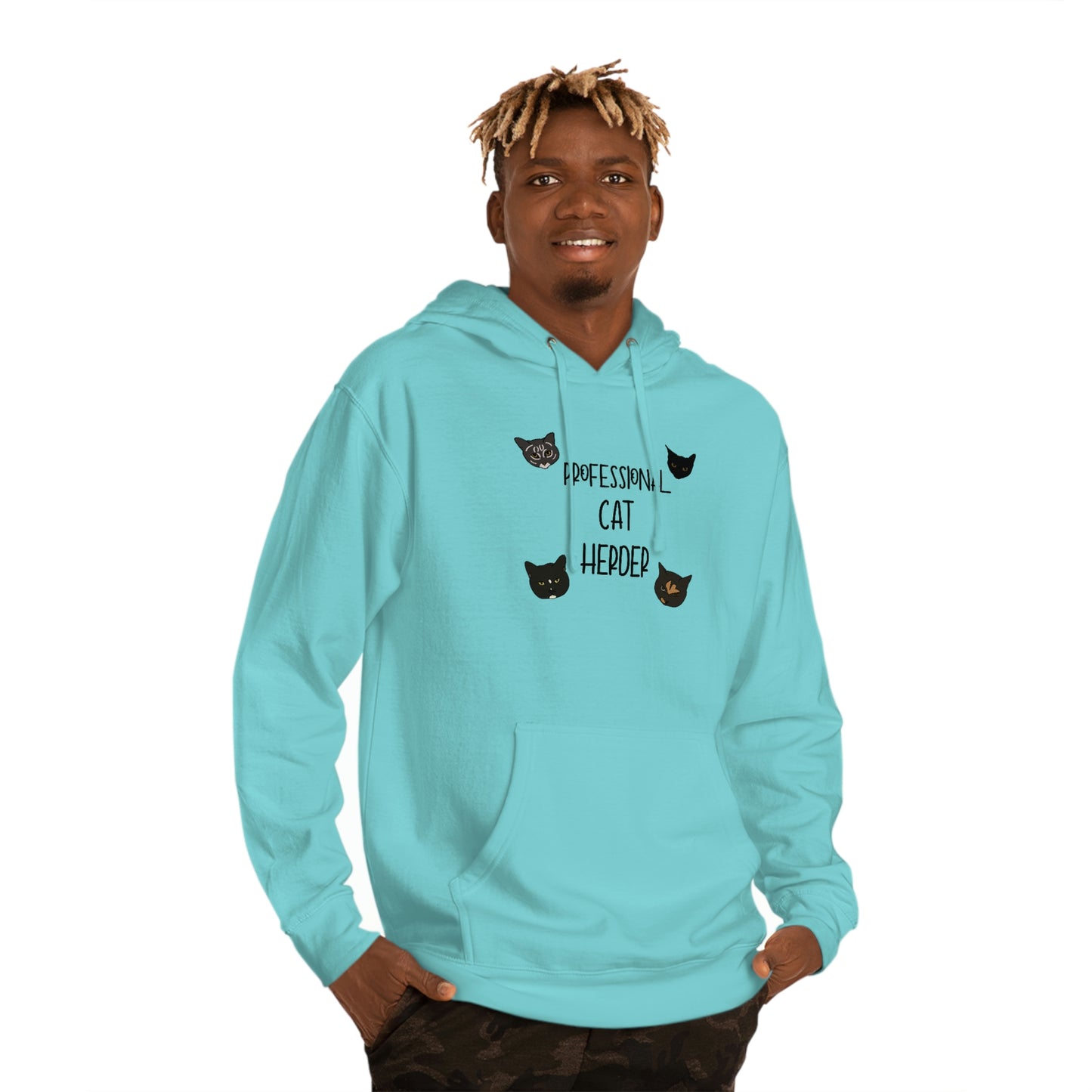 Assistant = Professional Cat Herder - Unisex Hooded Sweatshirt