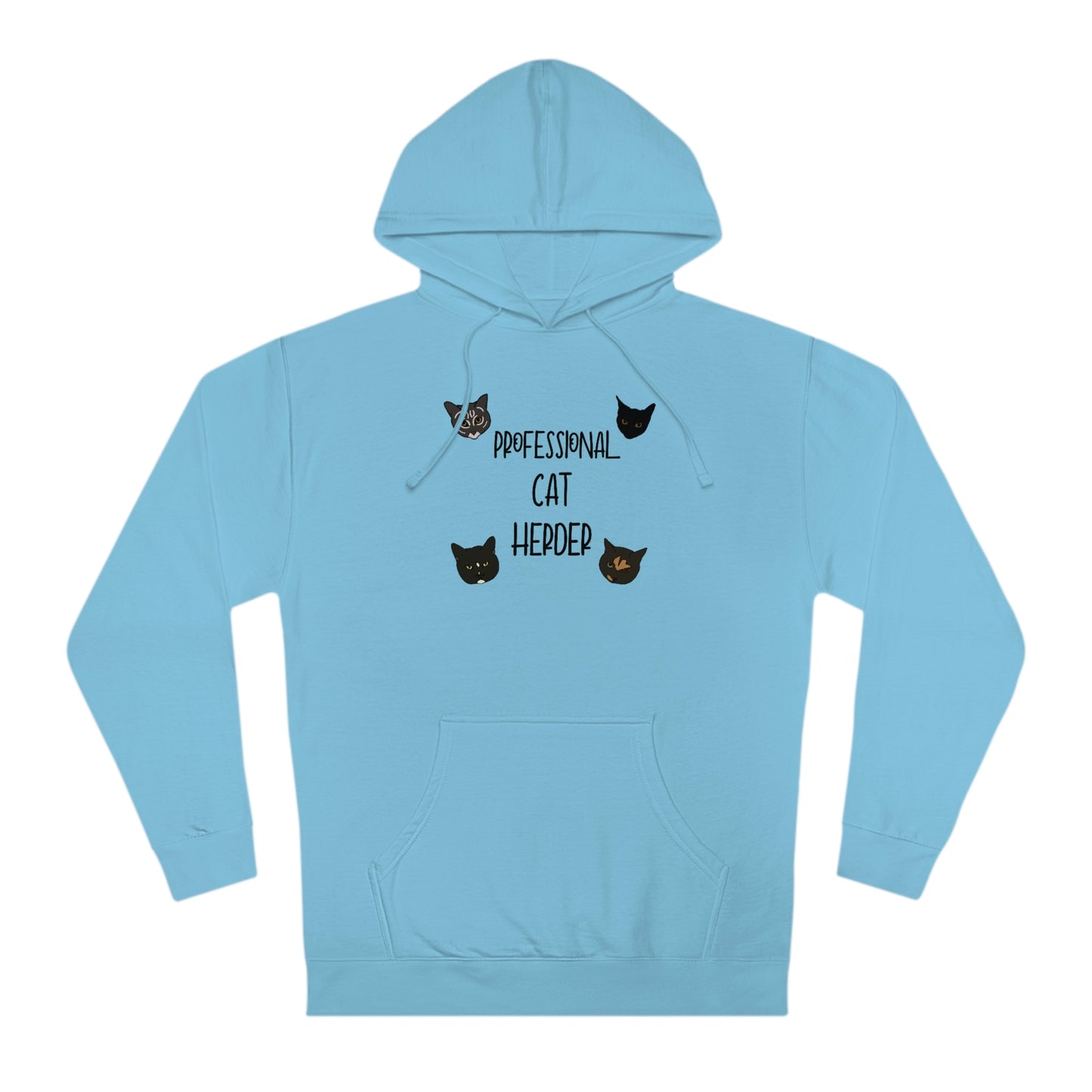 Assistant = Professional Cat Herder - Unisex Hooded Sweatshirt