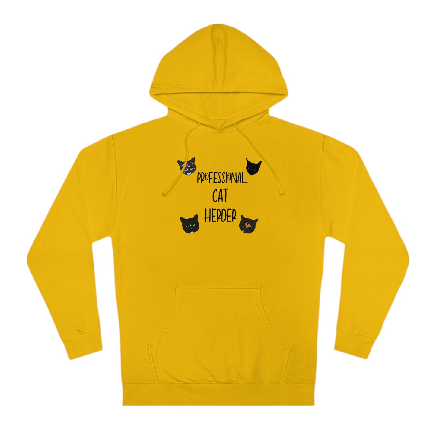 Assistant = Professional Cat Herder - Unisex Hooded Sweatshirt