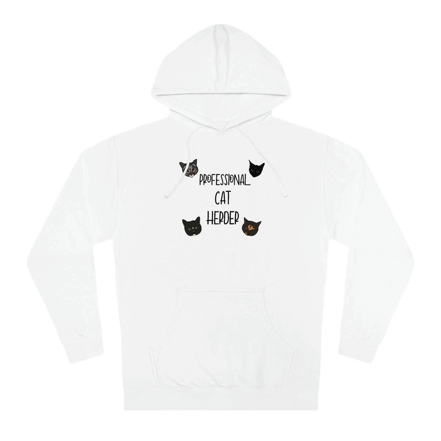 Assistant = Professional Cat Herder - Unisex Hooded Sweatshirt