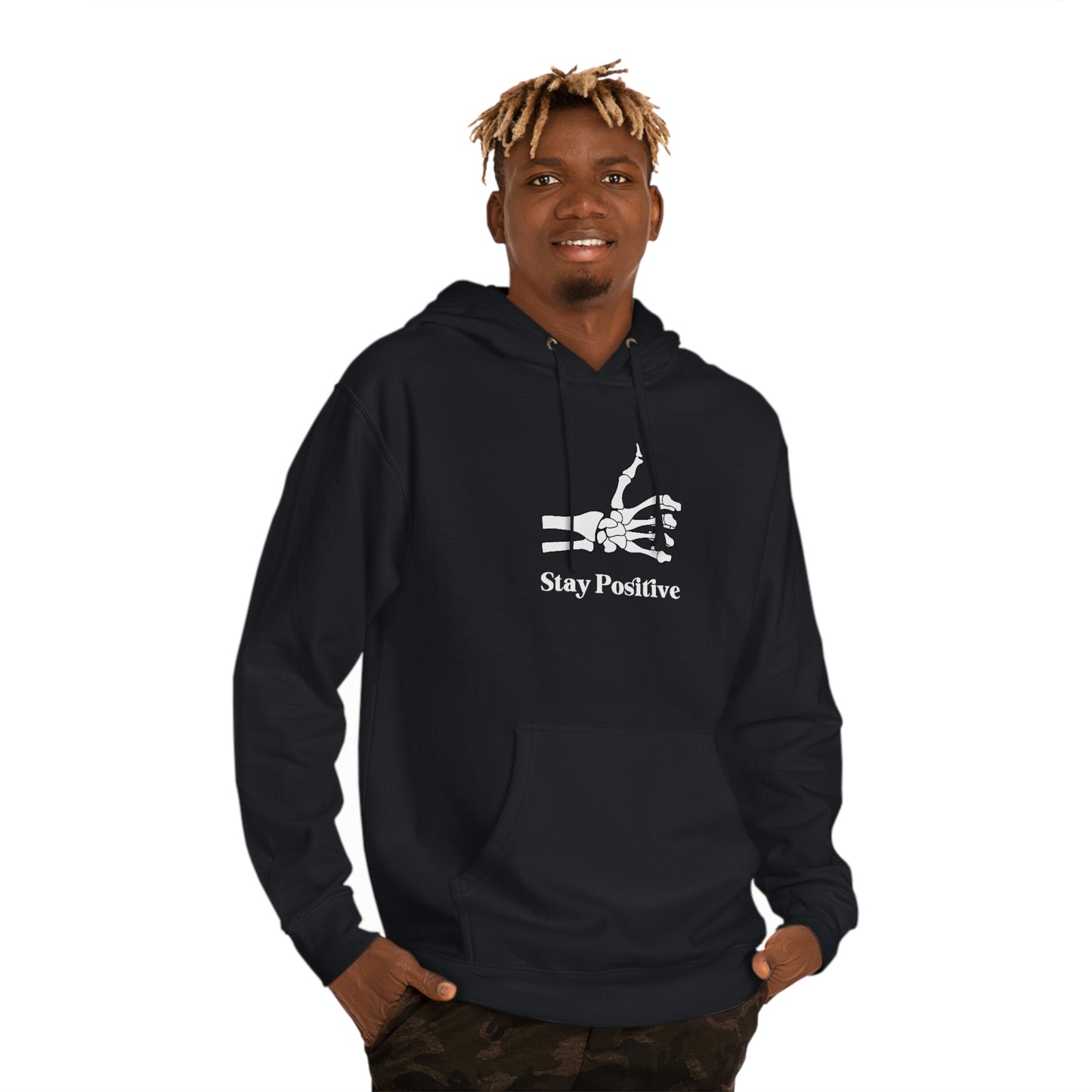 Stay Positive - Unisex Hooded Sweatshirt