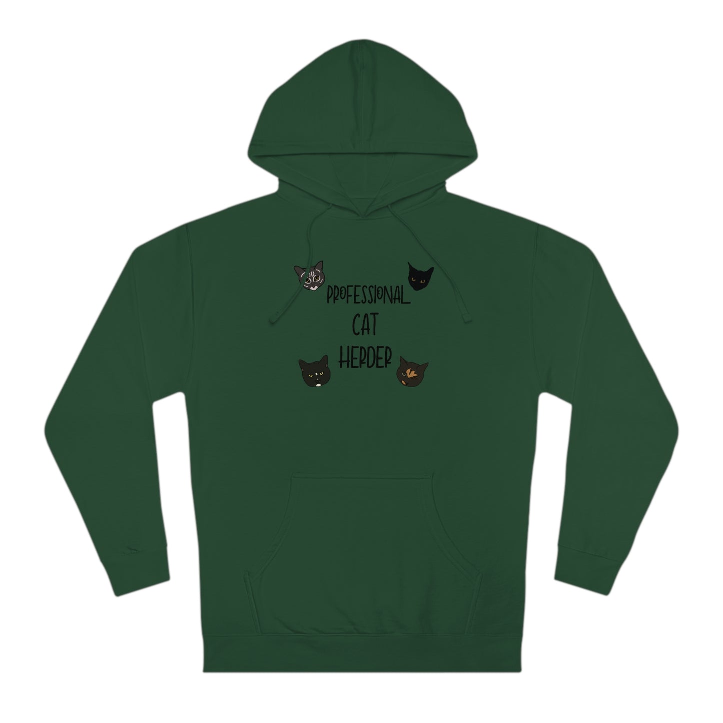 Assistant = Professional Cat Herder - Unisex Hooded Sweatshirt