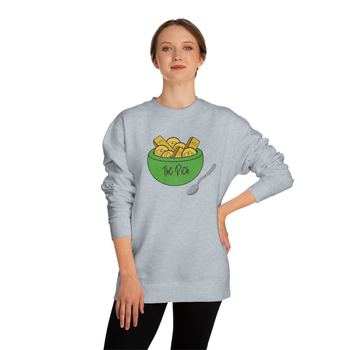 Eat the Rich - Unisex Crew Neck Sweatshirt