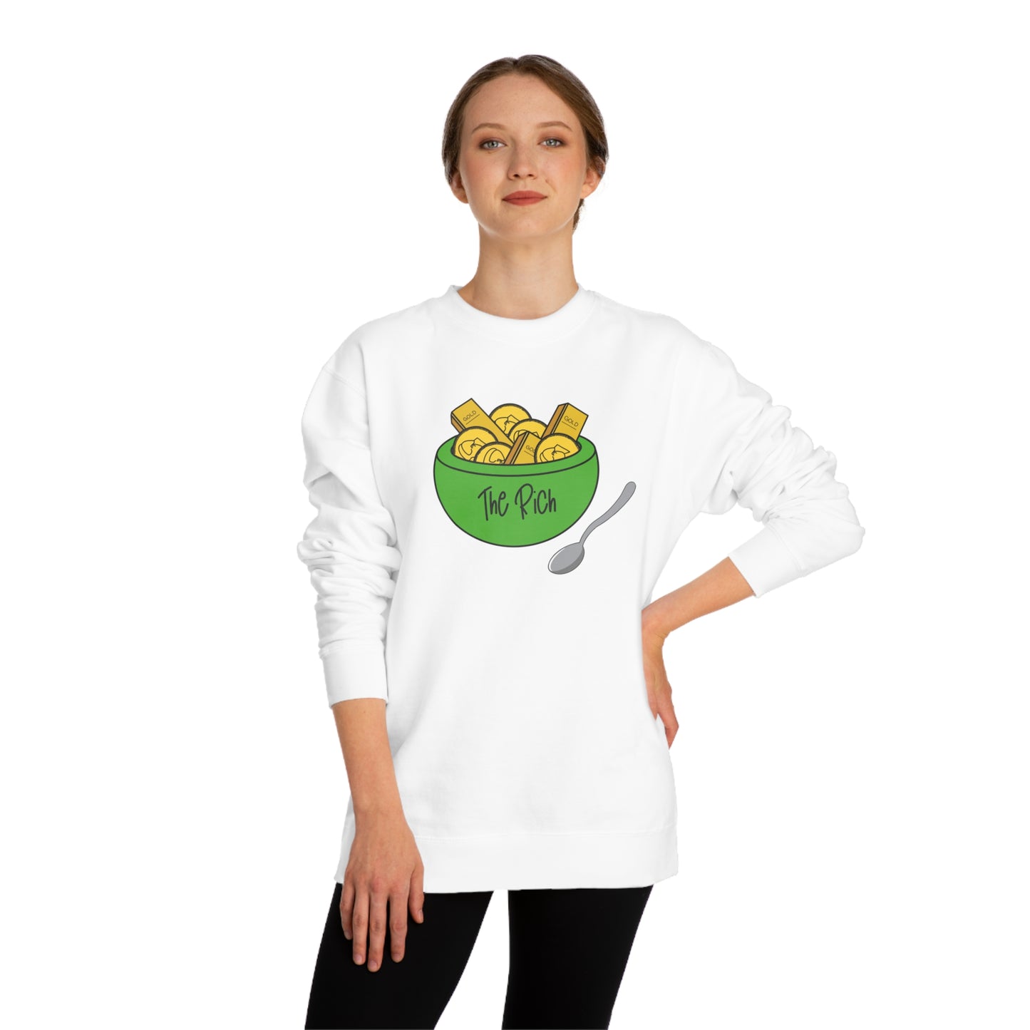 Eat the Rich - Unisex Crew Neck Sweatshirt
