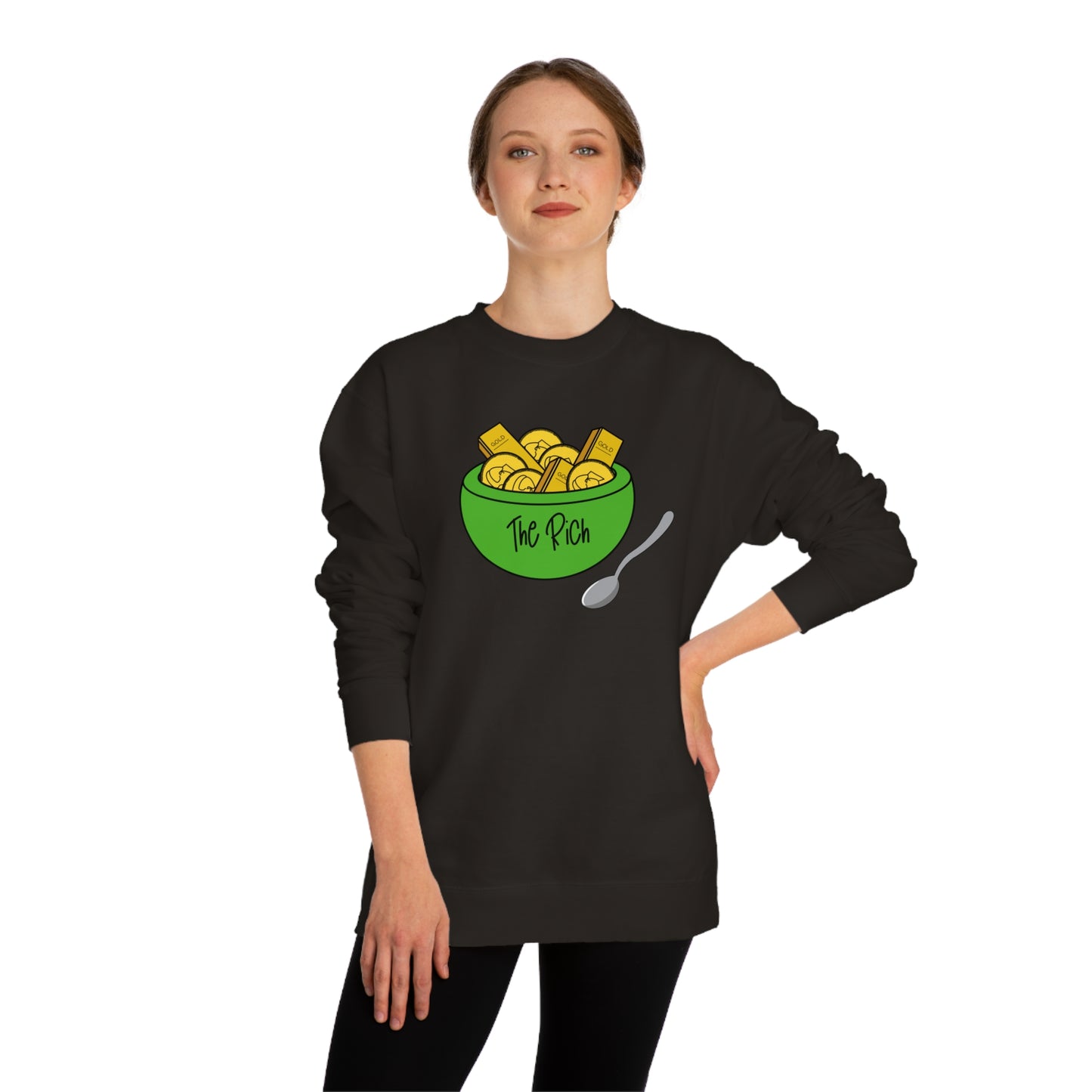 Eat the Rich - Unisex Crew Neck Sweatshirt