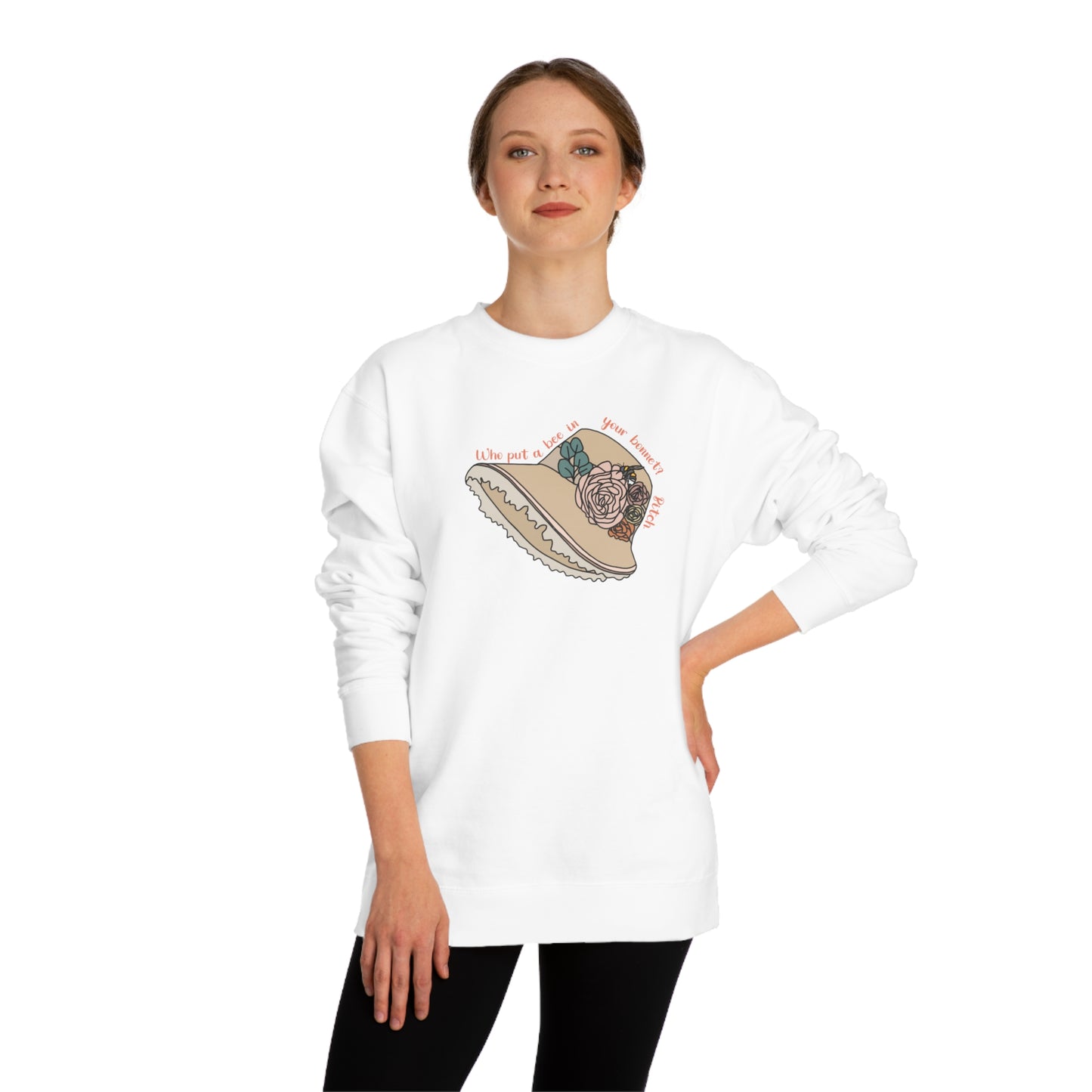 Bee in Your Bonnet - Unisex Crew Neck Sweatshirt