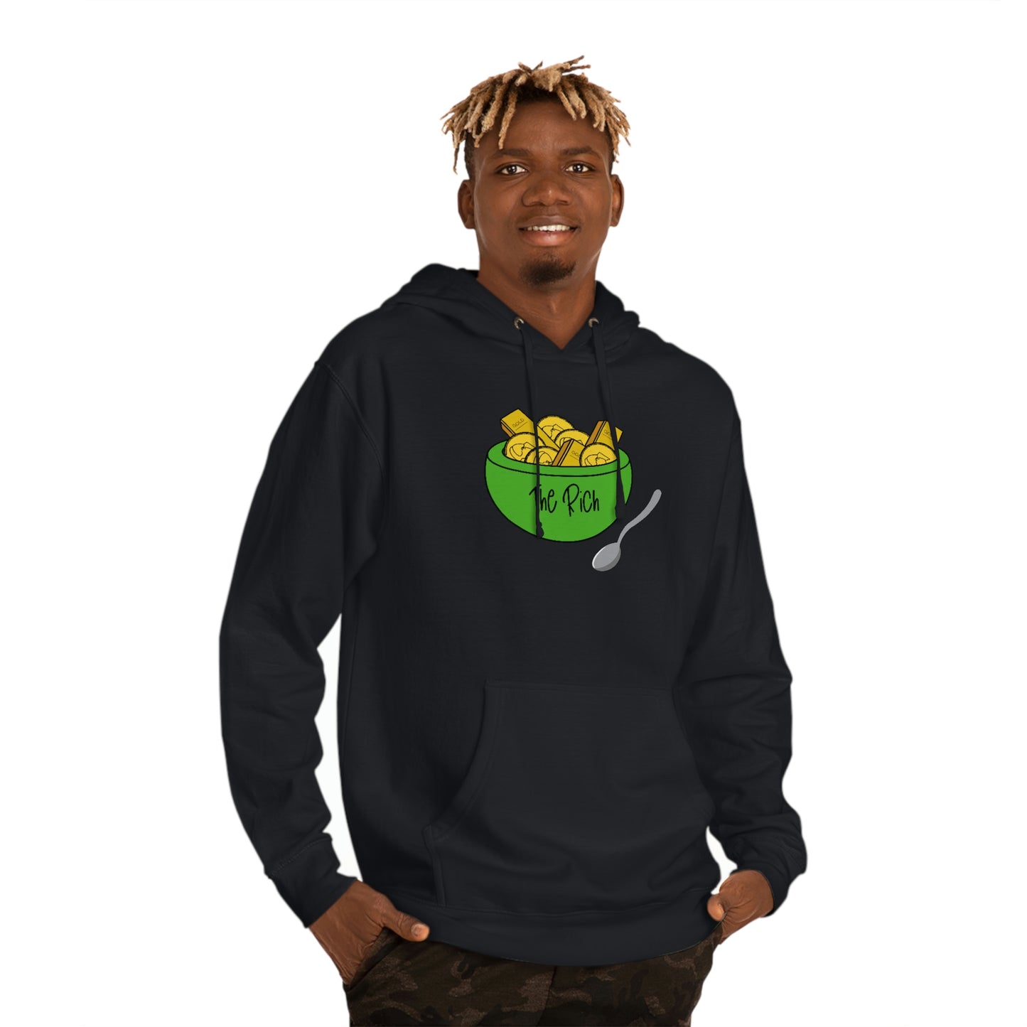 Eat the Rich - Unisex Hooded Sweatshirt