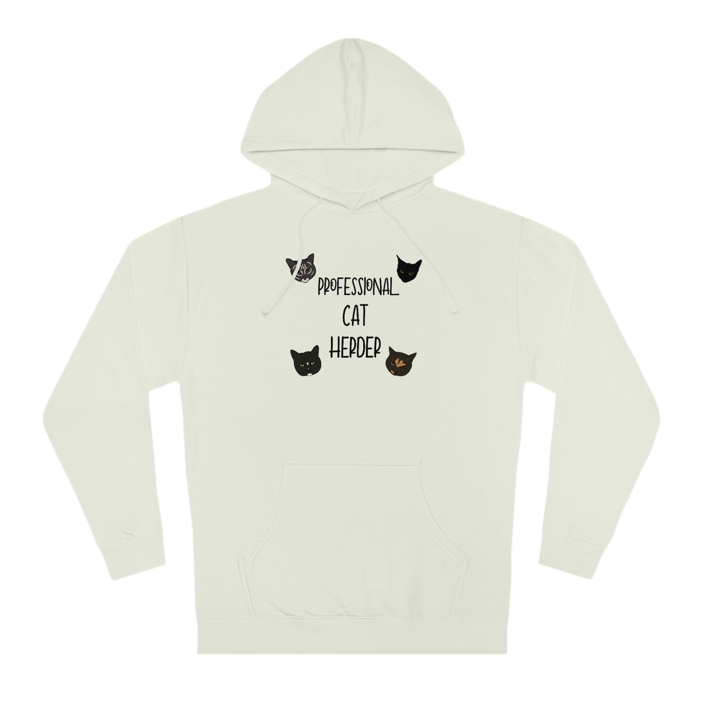 Assistant = Professional Cat Herder - Unisex Hooded Sweatshirt