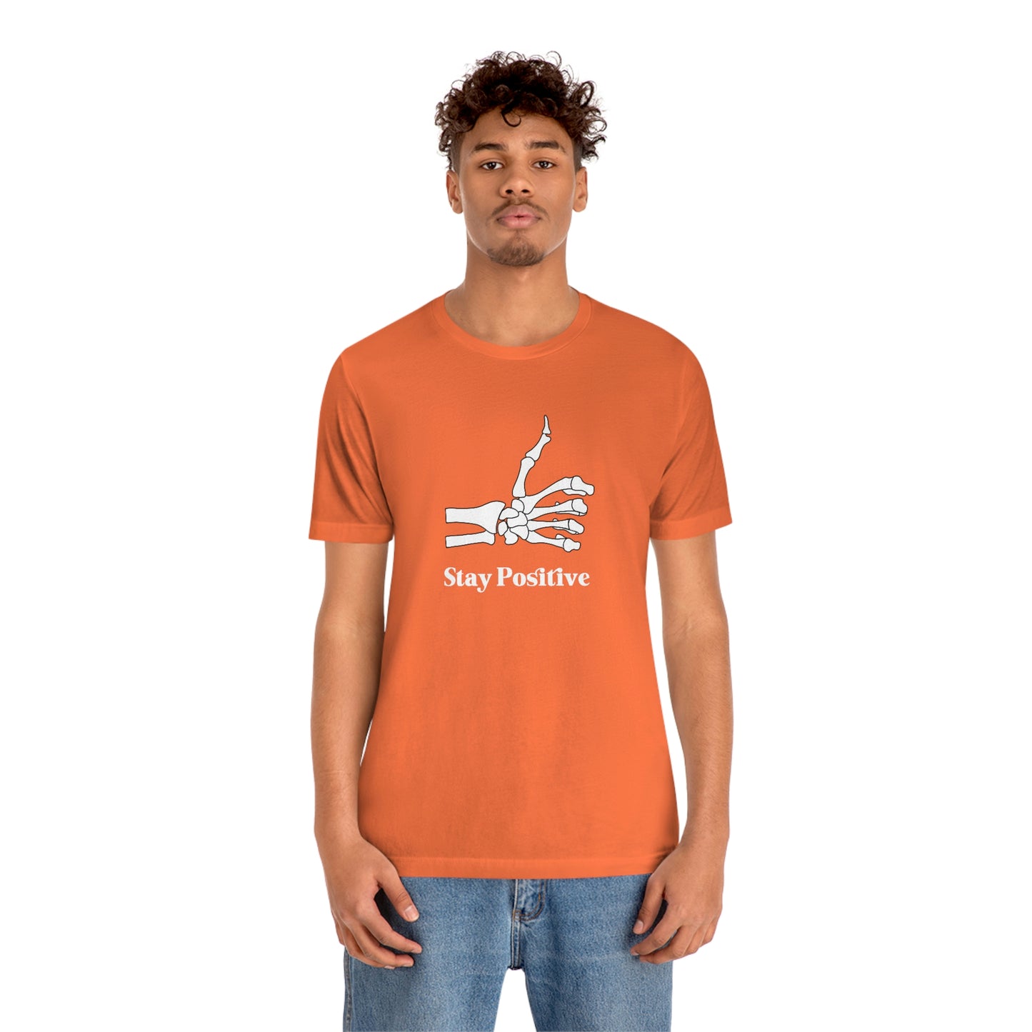 Stay Positive - Unisex Jersey Short Sleeve Tee