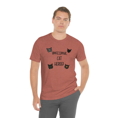 Assistant = Professional Cat Herder - Unisex Jersey Short Sleeve Tee