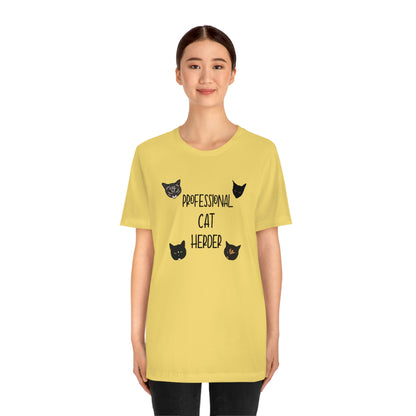 Assistant = Professional Cat Herder - Unisex Jersey Short Sleeve Tee