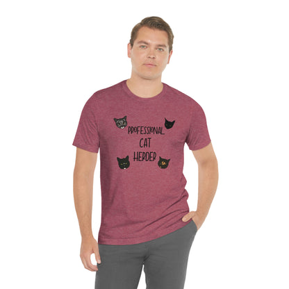 Assistant = Professional Cat Herder - Unisex Jersey Short Sleeve Tee