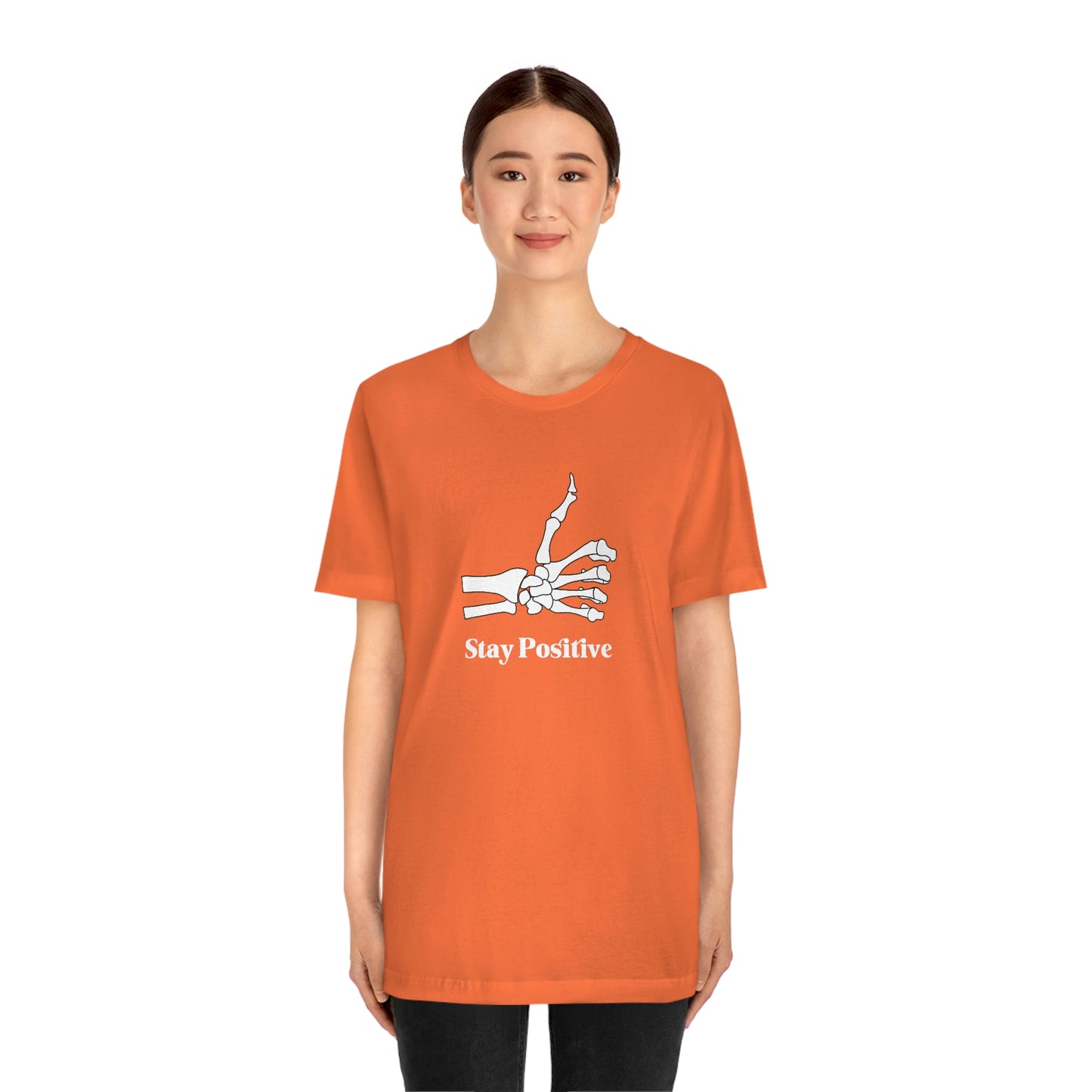 Stay Positive - Unisex Jersey Short Sleeve Tee