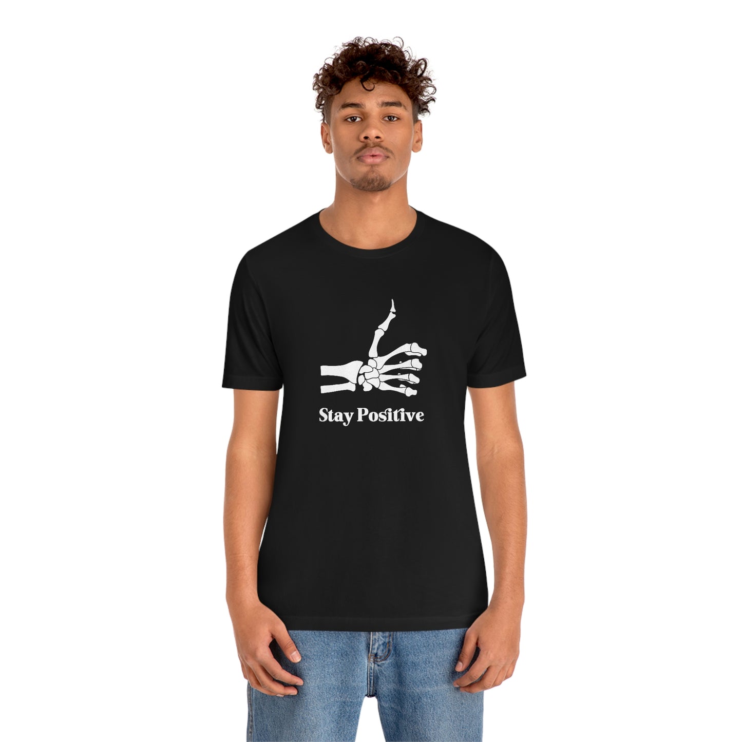 Stay Positive - Unisex Jersey Short Sleeve Tee