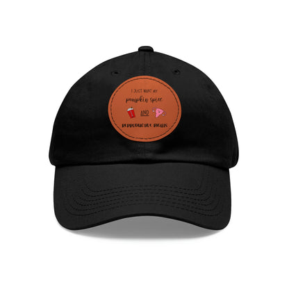 Reproductive Rights Are Human Rights - Dad Hat with Leather Patch (Round)