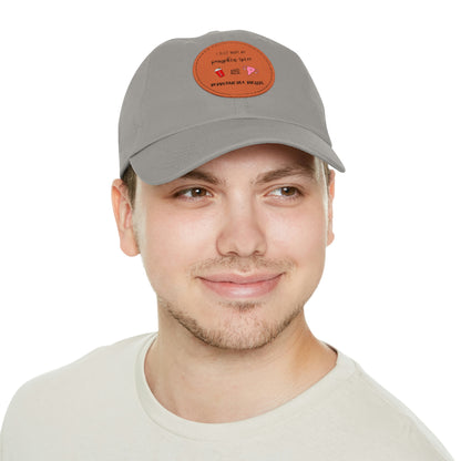 Reproductive Rights Are Human Rights - Dad Hat with Leather Patch (Round)