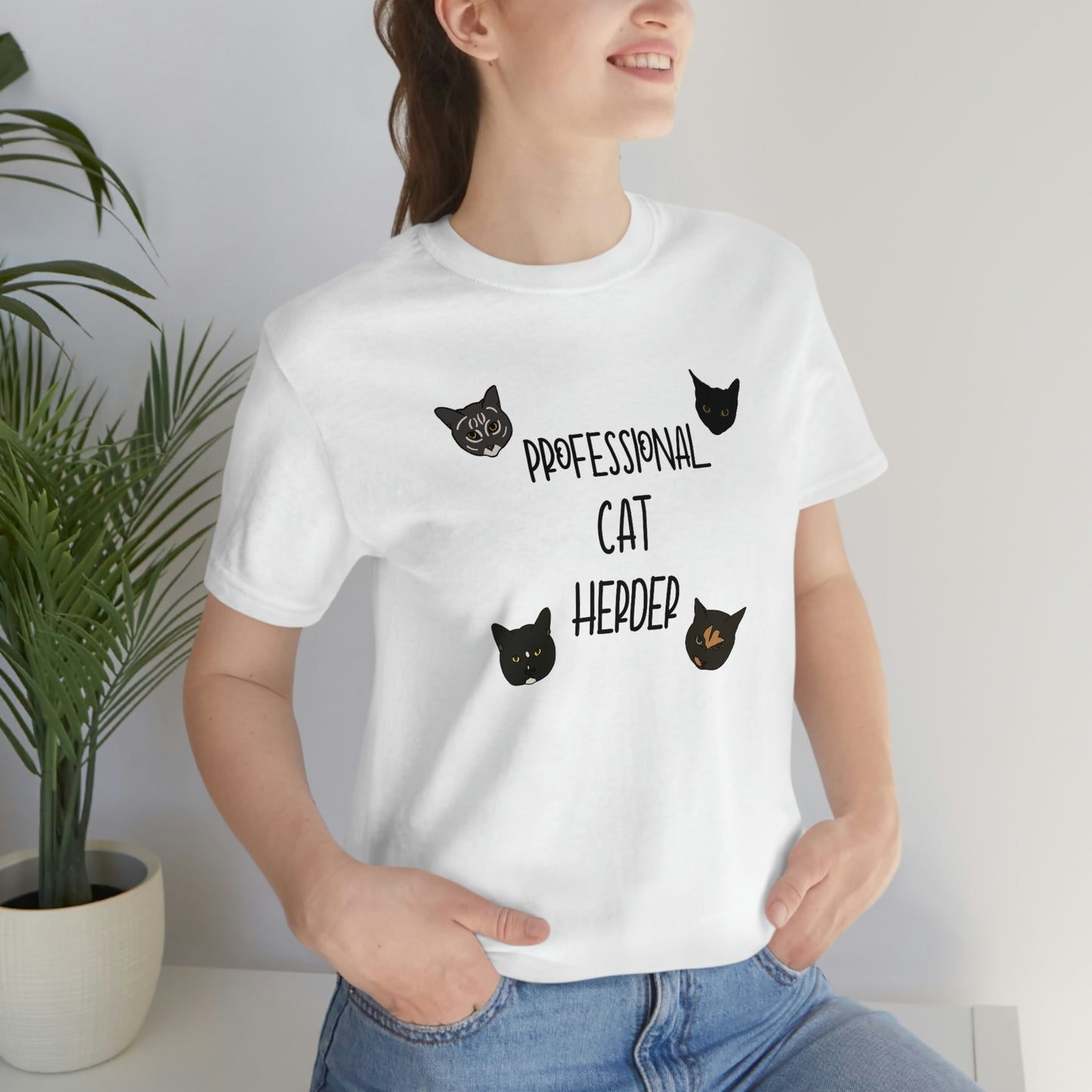 Assistant = Professional Cat Herder - Unisex Jersey Short Sleeve Tee