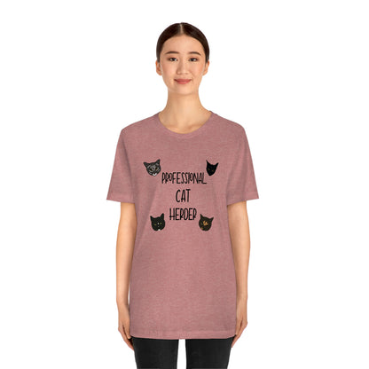 Assistant = Professional Cat Herder - Unisex Jersey Short Sleeve Tee