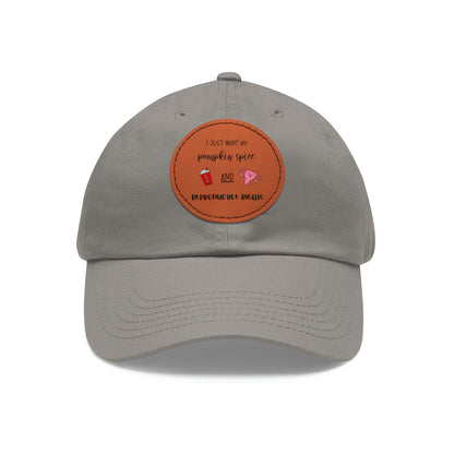 Reproductive Rights Are Human Rights - Dad Hat with Leather Patch (Round)