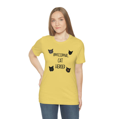 Assistant = Professional Cat Herder - Unisex Jersey Short Sleeve Tee