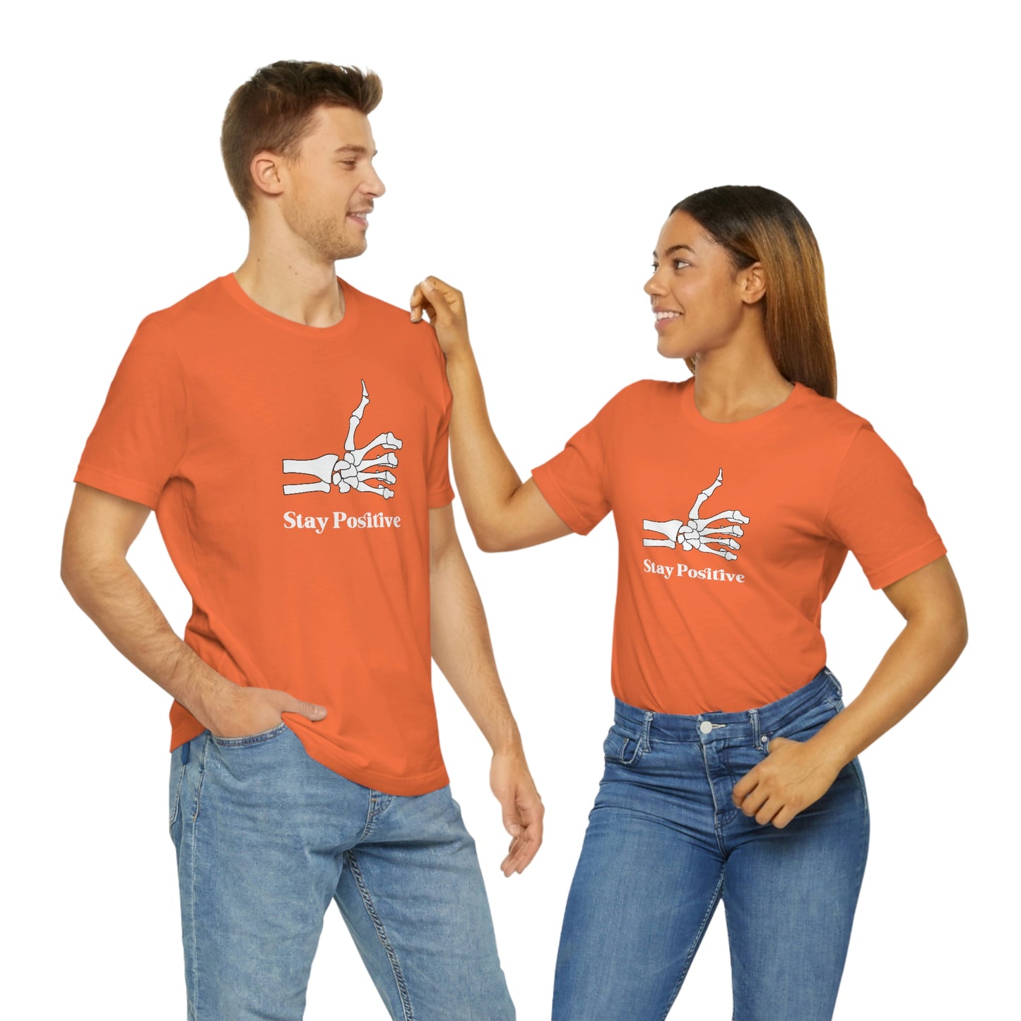 Stay Positive - Unisex Jersey Short Sleeve Tee