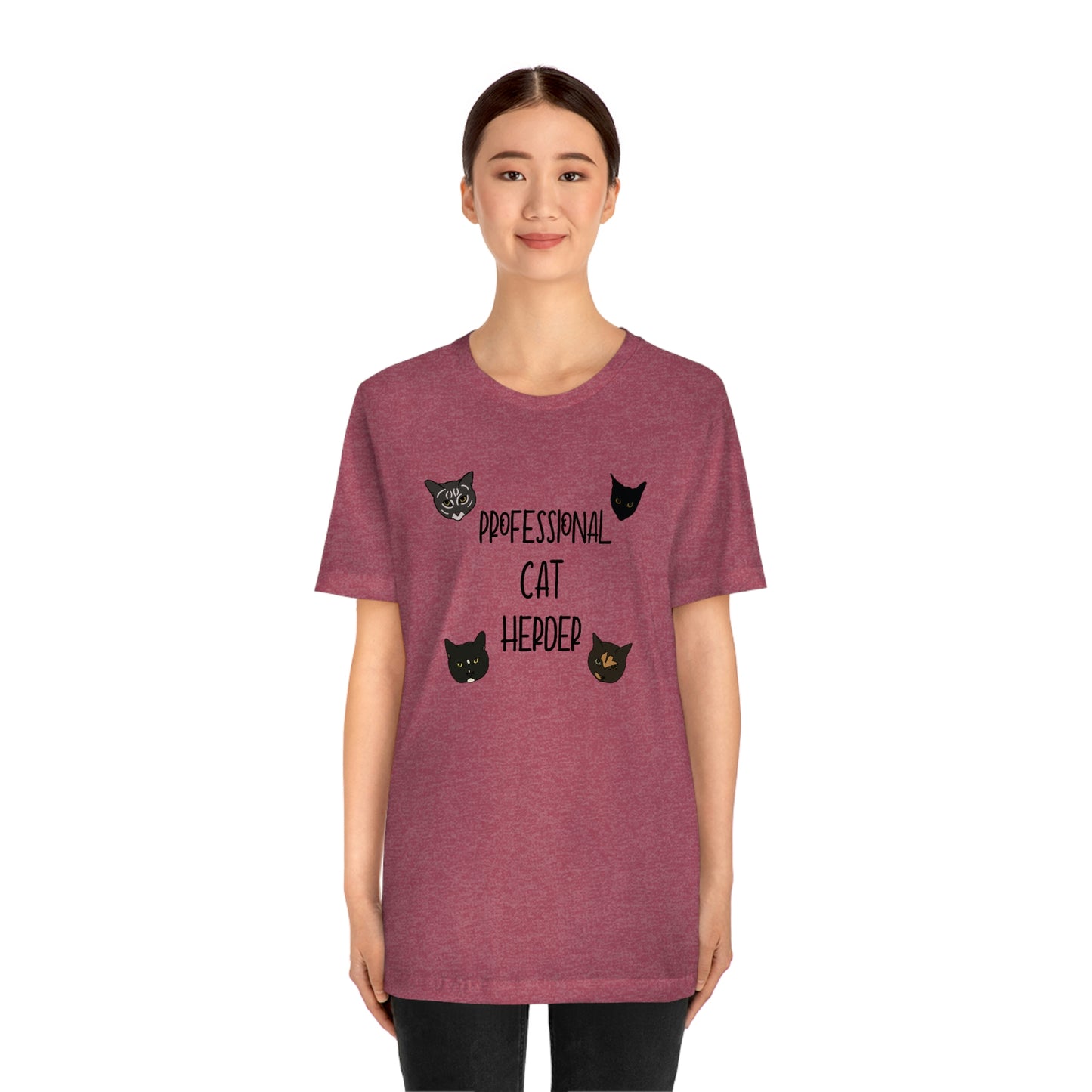 Assistant = Professional Cat Herder - Unisex Jersey Short Sleeve Tee