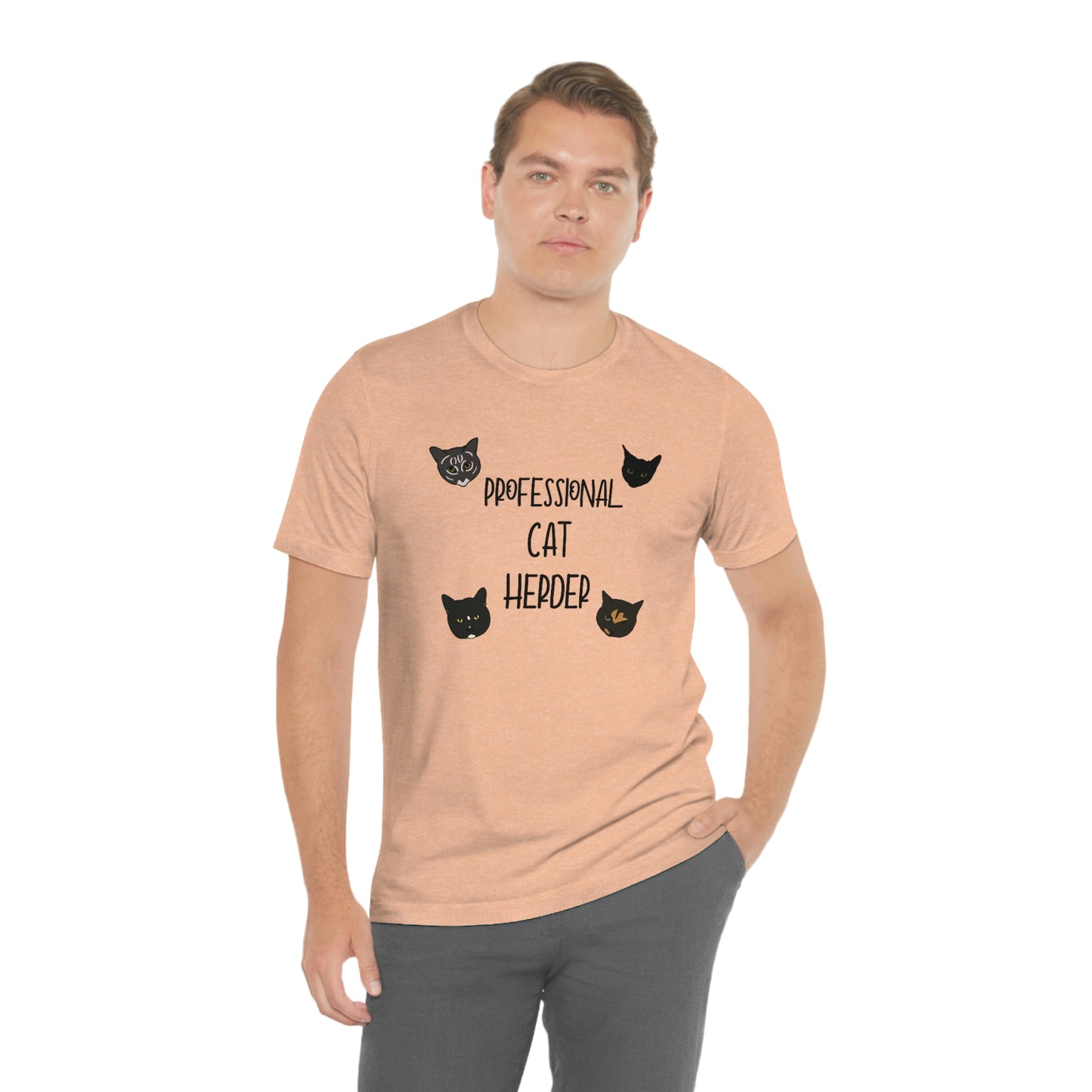 Assistant = Professional Cat Herder - Unisex Jersey Short Sleeve Tee