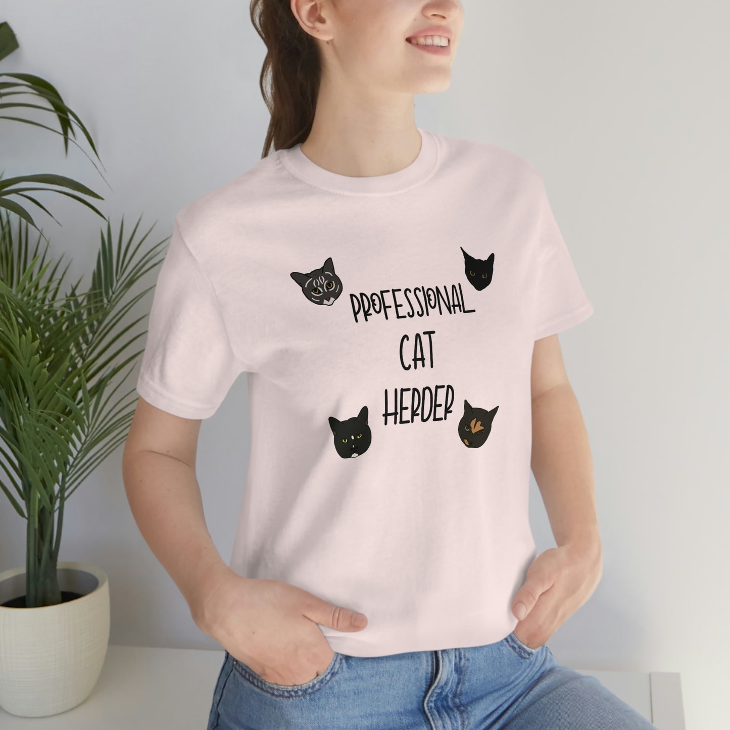 Assistant = Professional Cat Herder - Unisex Jersey Short Sleeve Tee