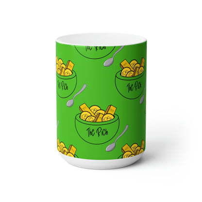 Eat the Rich - Solid 15 oz mug
